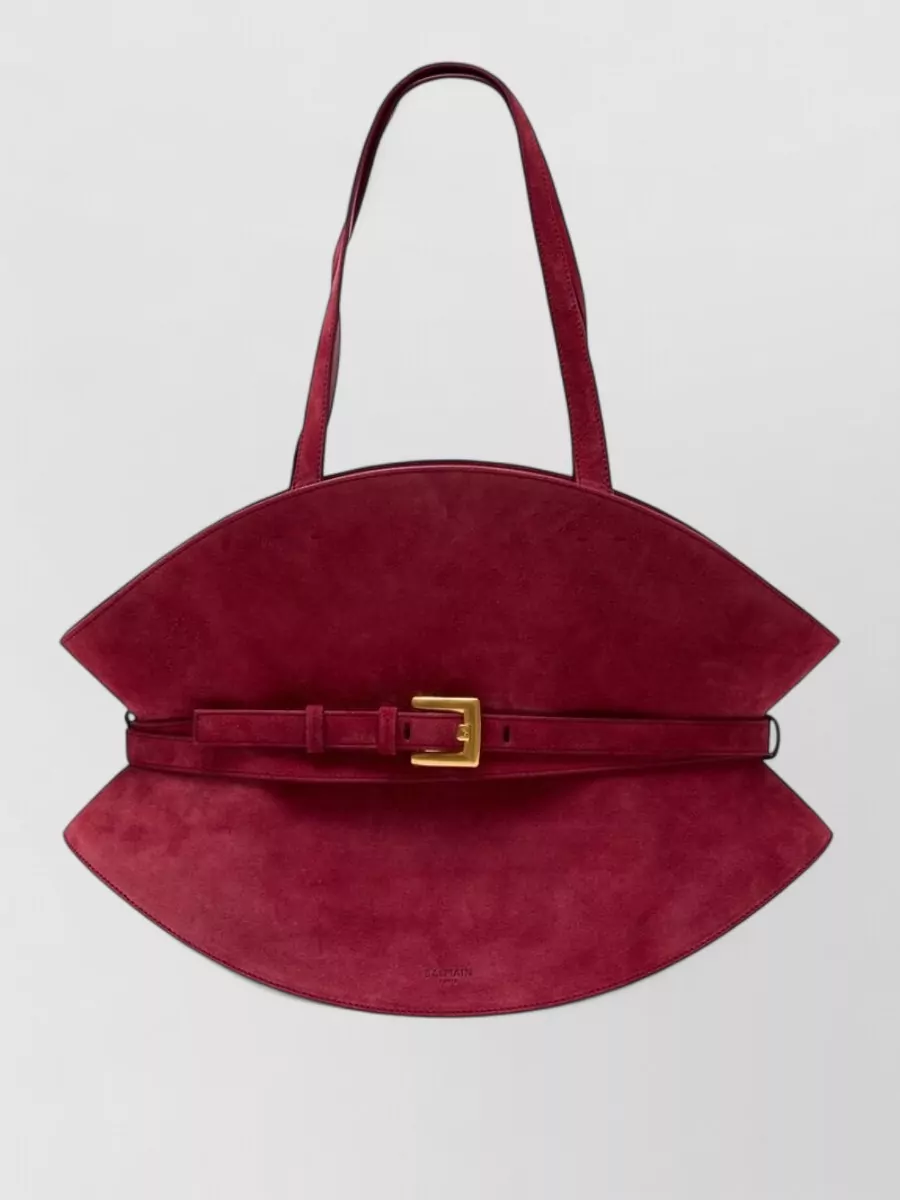Balmain shuffle medium leather tote bag