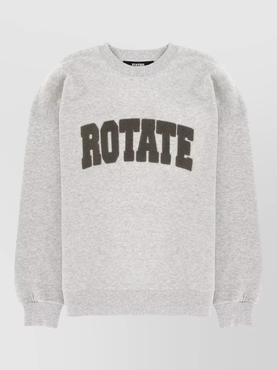 Rotate organic cotton logo sweatshirt