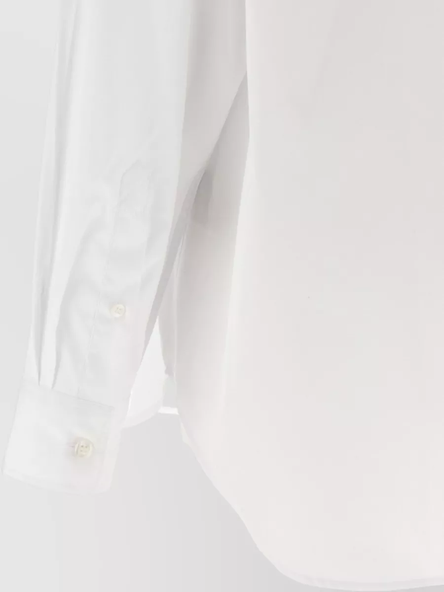 Dries Van Noten Cotton Poplin Loose-Fit Long-Sleeve Shirt
