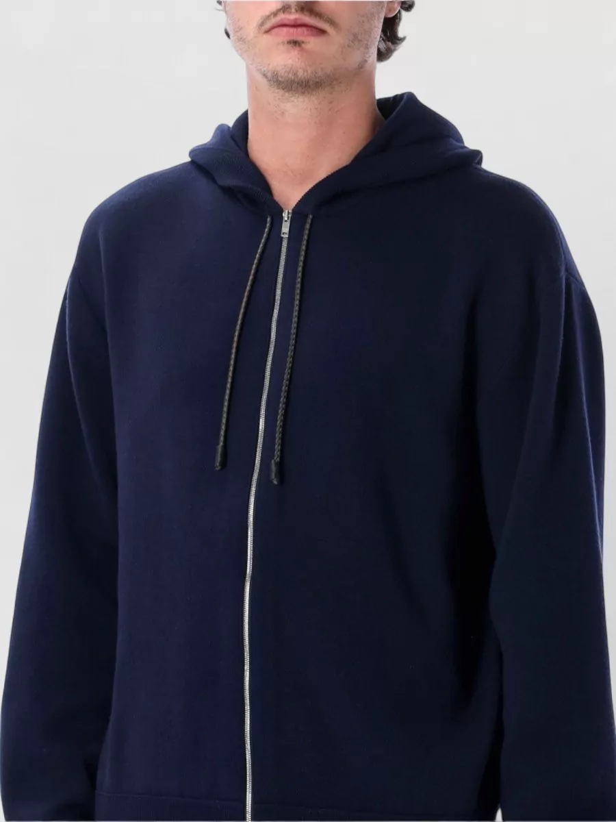 Bottega Veneta Wool Zip Hooded Jacket