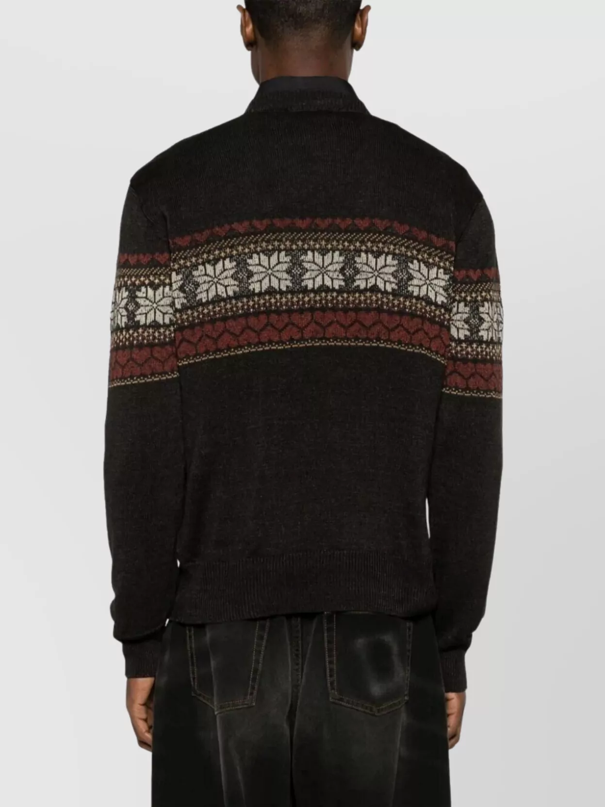 Our Legacy Base Crewneck Sweater Roundneck Patterned In Multi