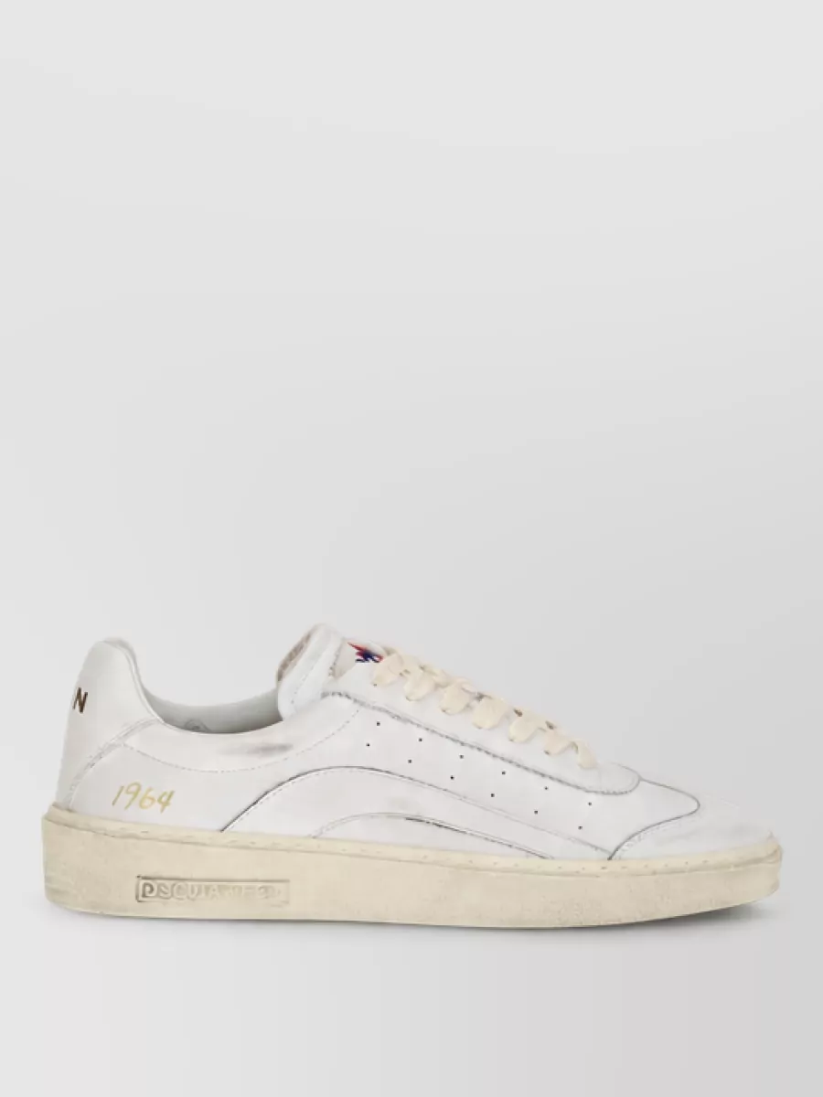 Dsquared2 Calf Leather Low Top Sneakers