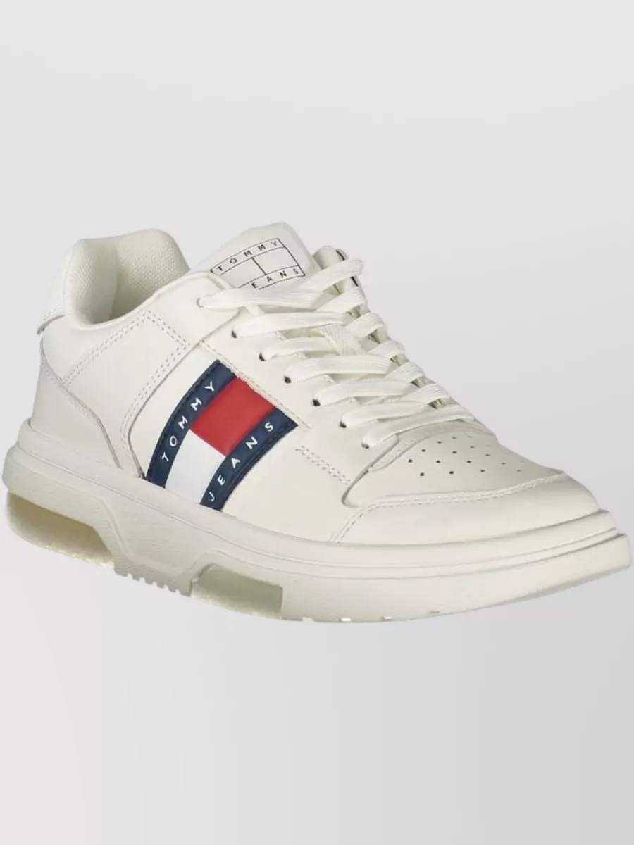 Tommy Hilfiger Leather Lace-Up Sneakers