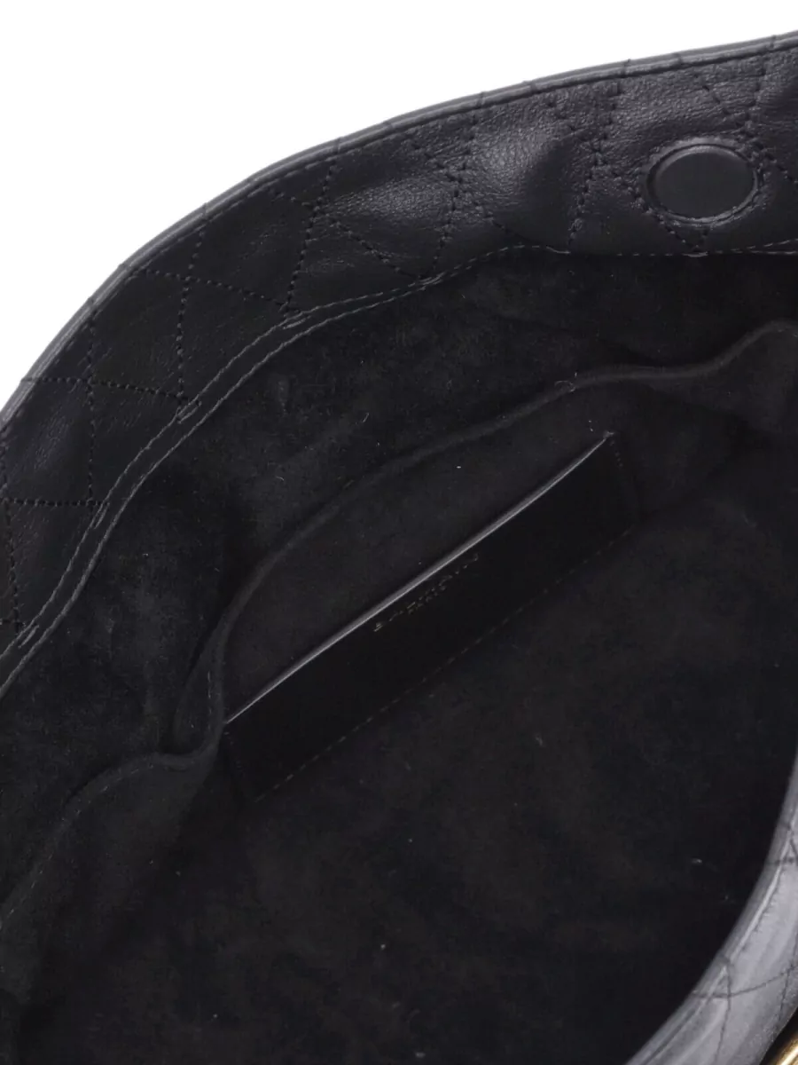 Balmain Anthem Medium Leather Clutch Bag