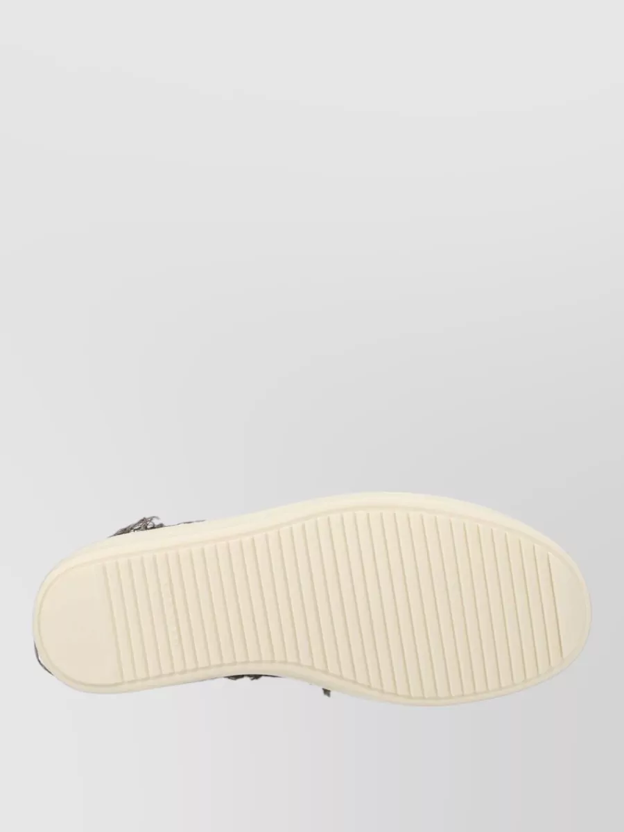 Rick Owens Drkshdw Denim High-Top Sneakers