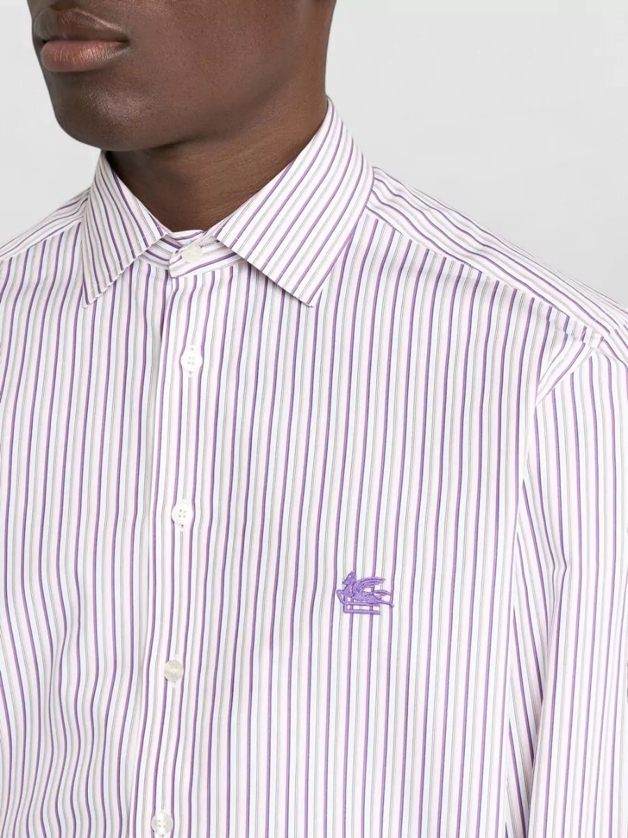 Etro Striped Cotton Shirt