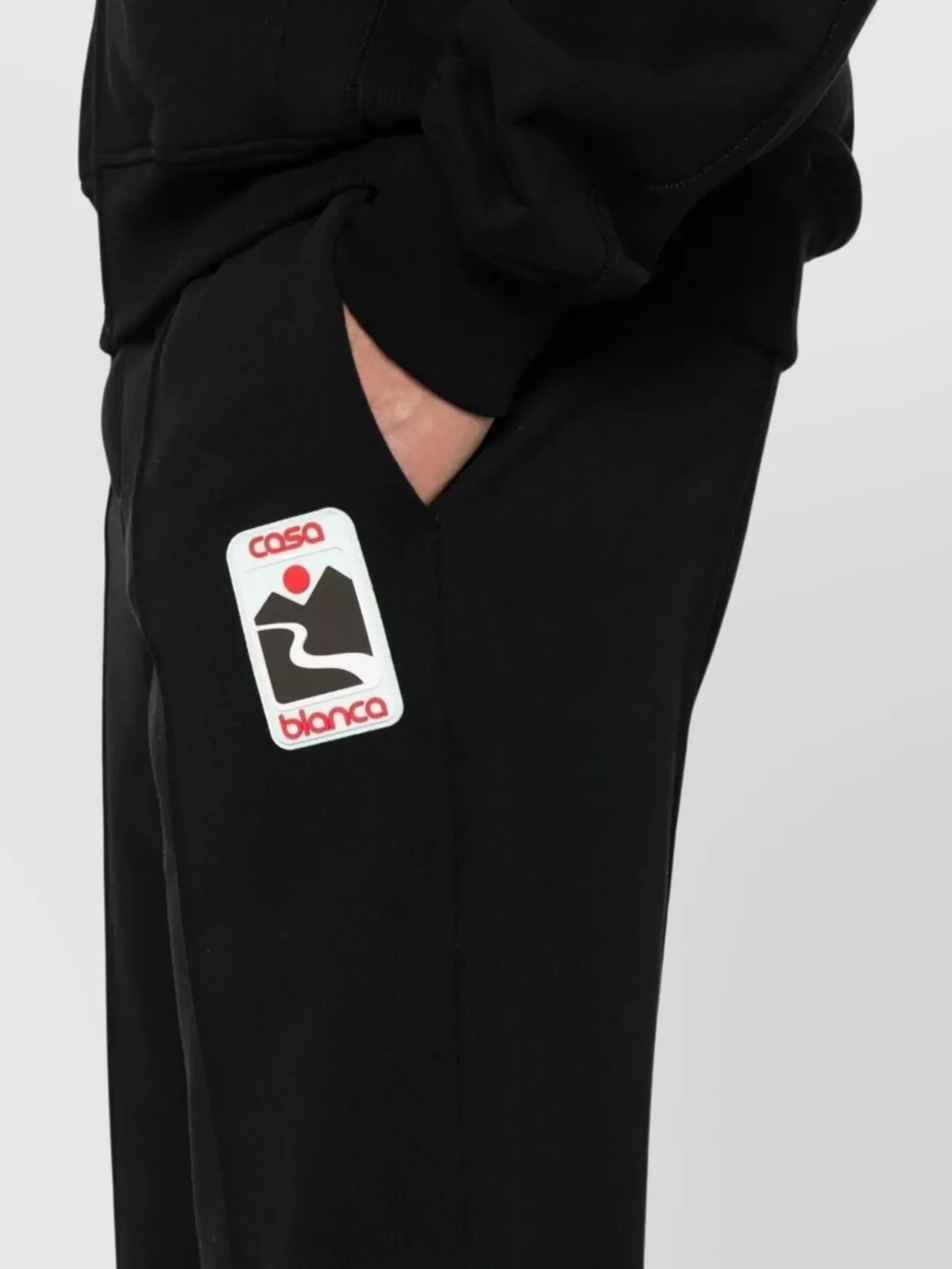 Casablanca "Valley Sunset" Rubber Patch Jogger Hem Ouvert