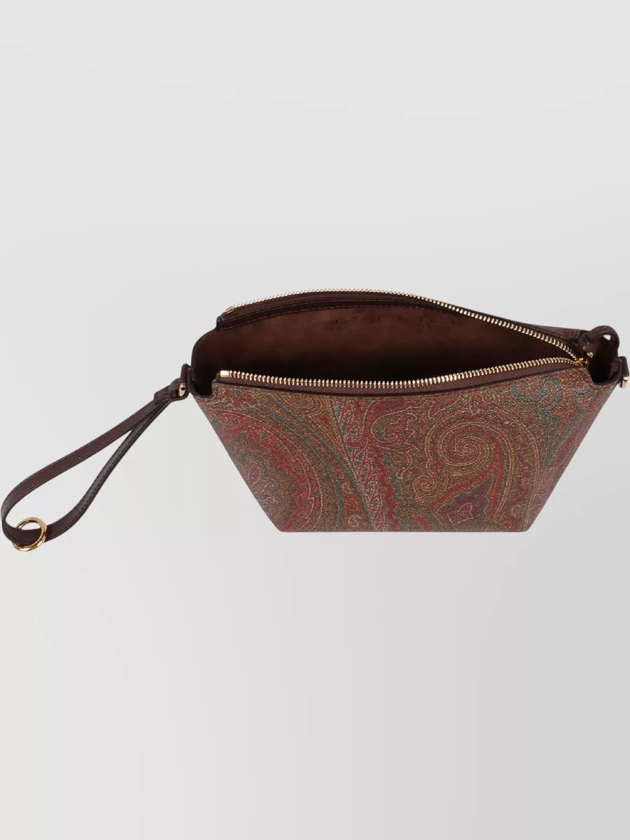 Etro Arnica Mini Jacquard Clutch Bag