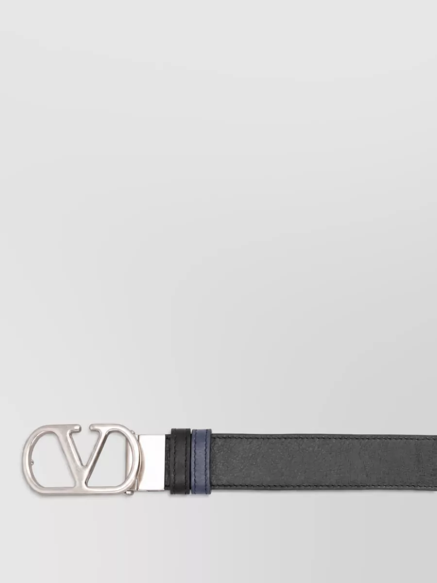 Valentino Garavani Leather Reversible Belt