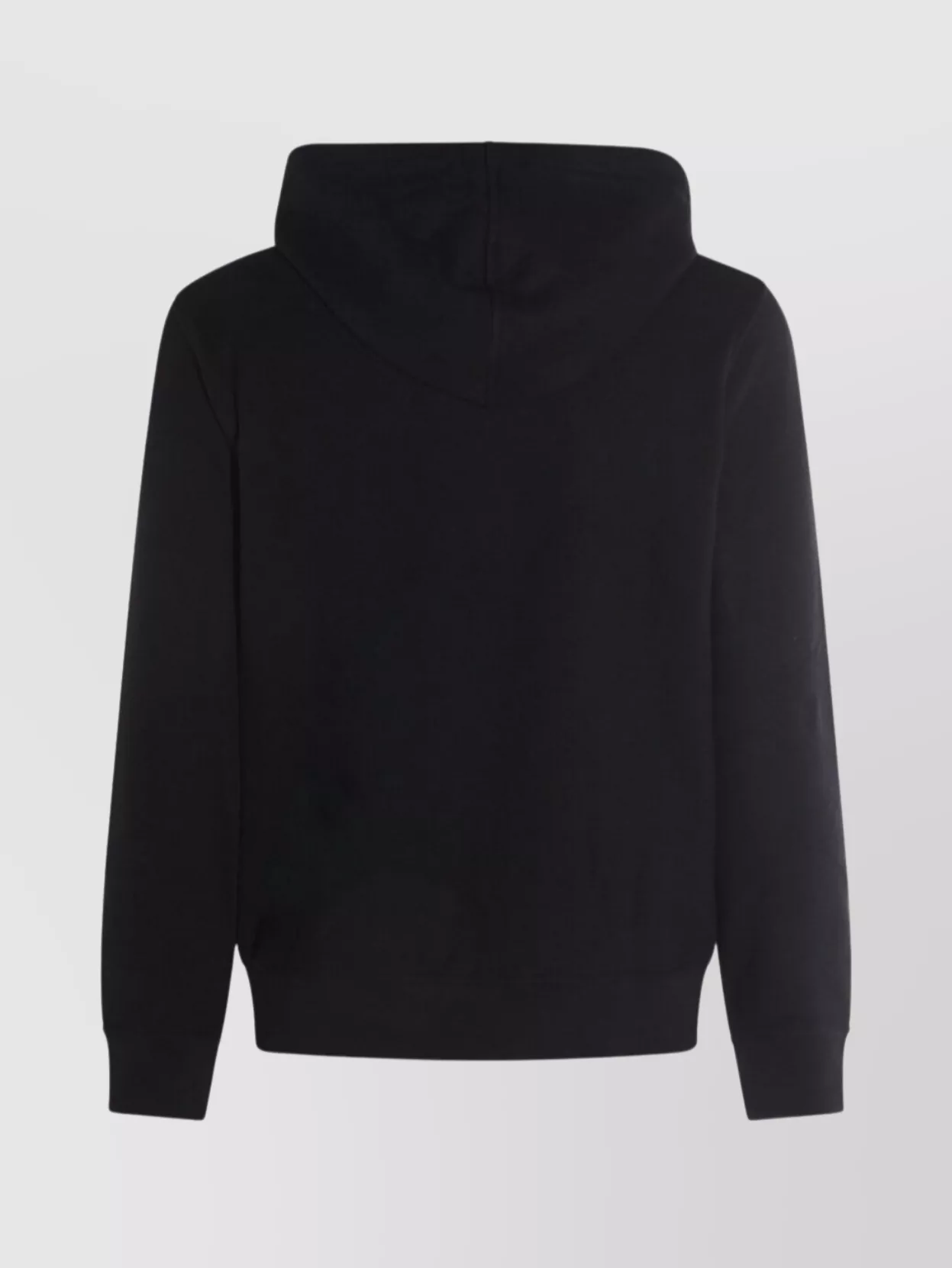 K-way Hooded Sweatshirt With Ribbed Cuffs And Hem In Blue