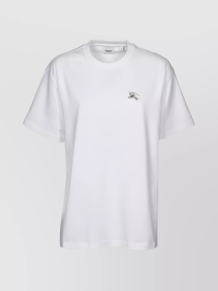 Shop Burberry White Polos & T-shirt