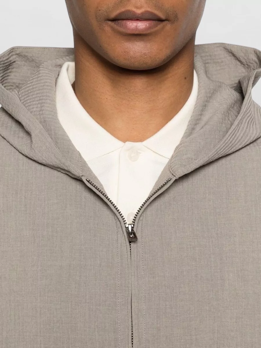Emporio Armani Hooded Raincoat