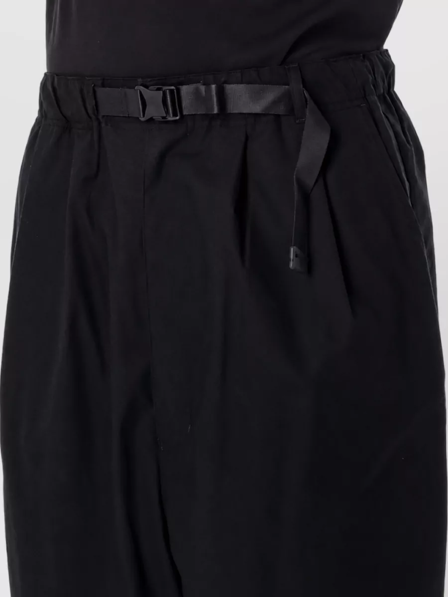 Comme Des Garçons Homme Cotton Belted Loose-Fit Chino Trousers