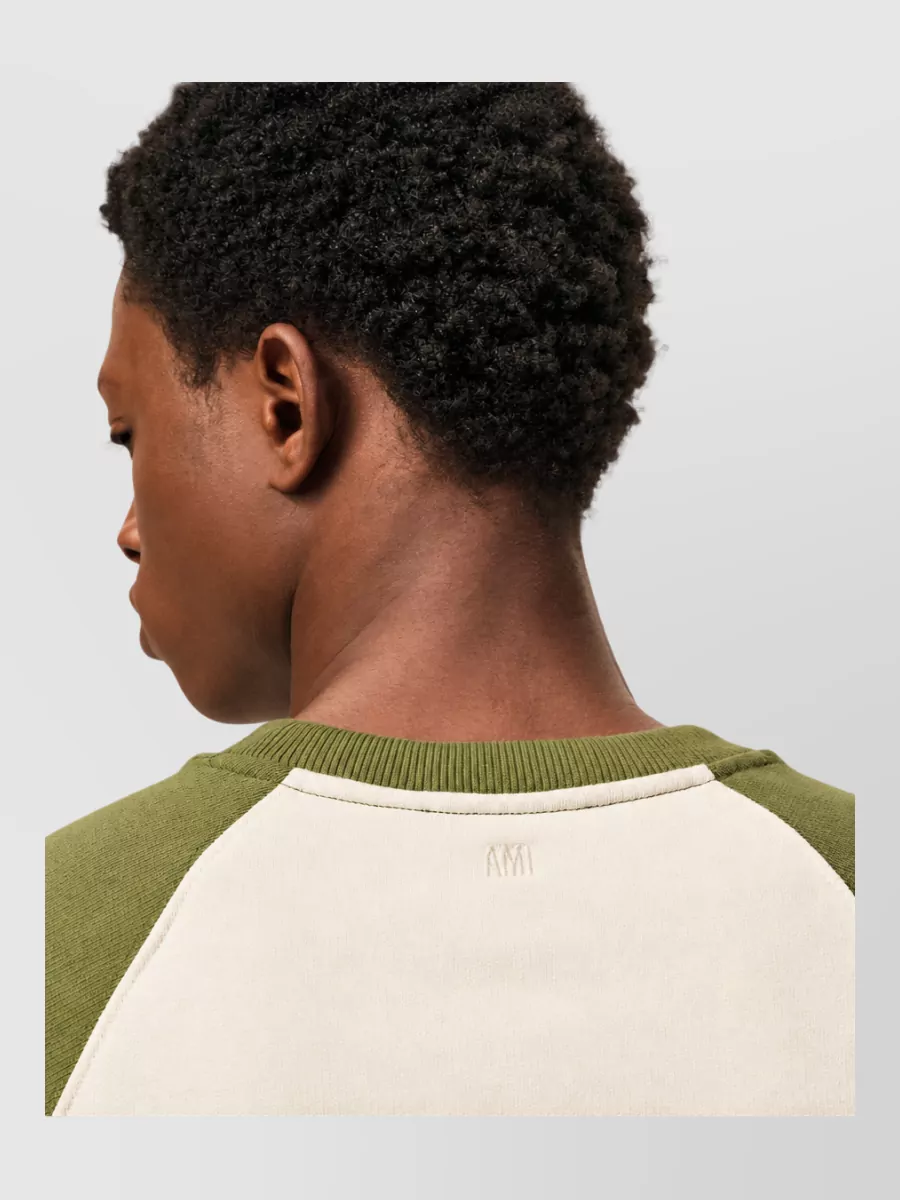 Ami Paris Cotton Boxy Fit Hoodie
