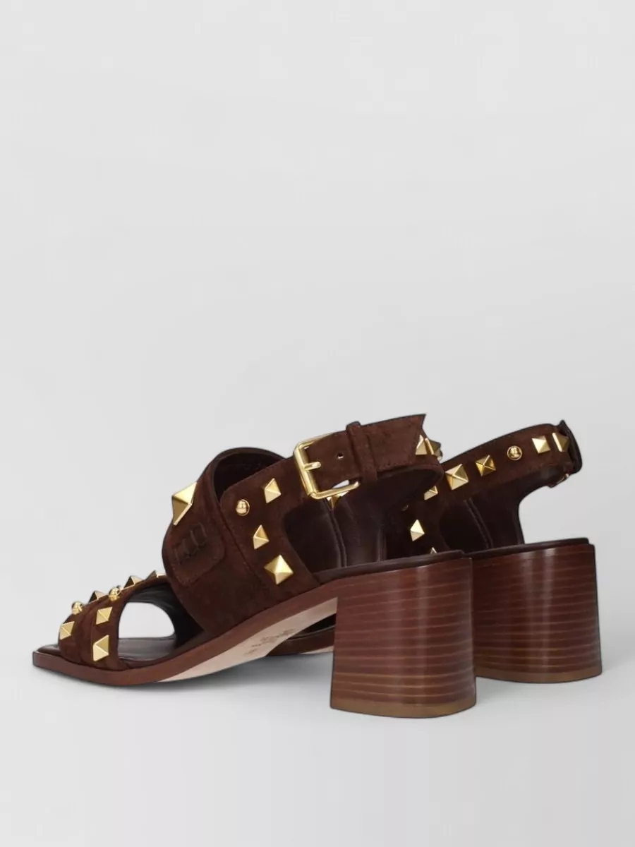 Valentino Garavani Suede Leather Sandals