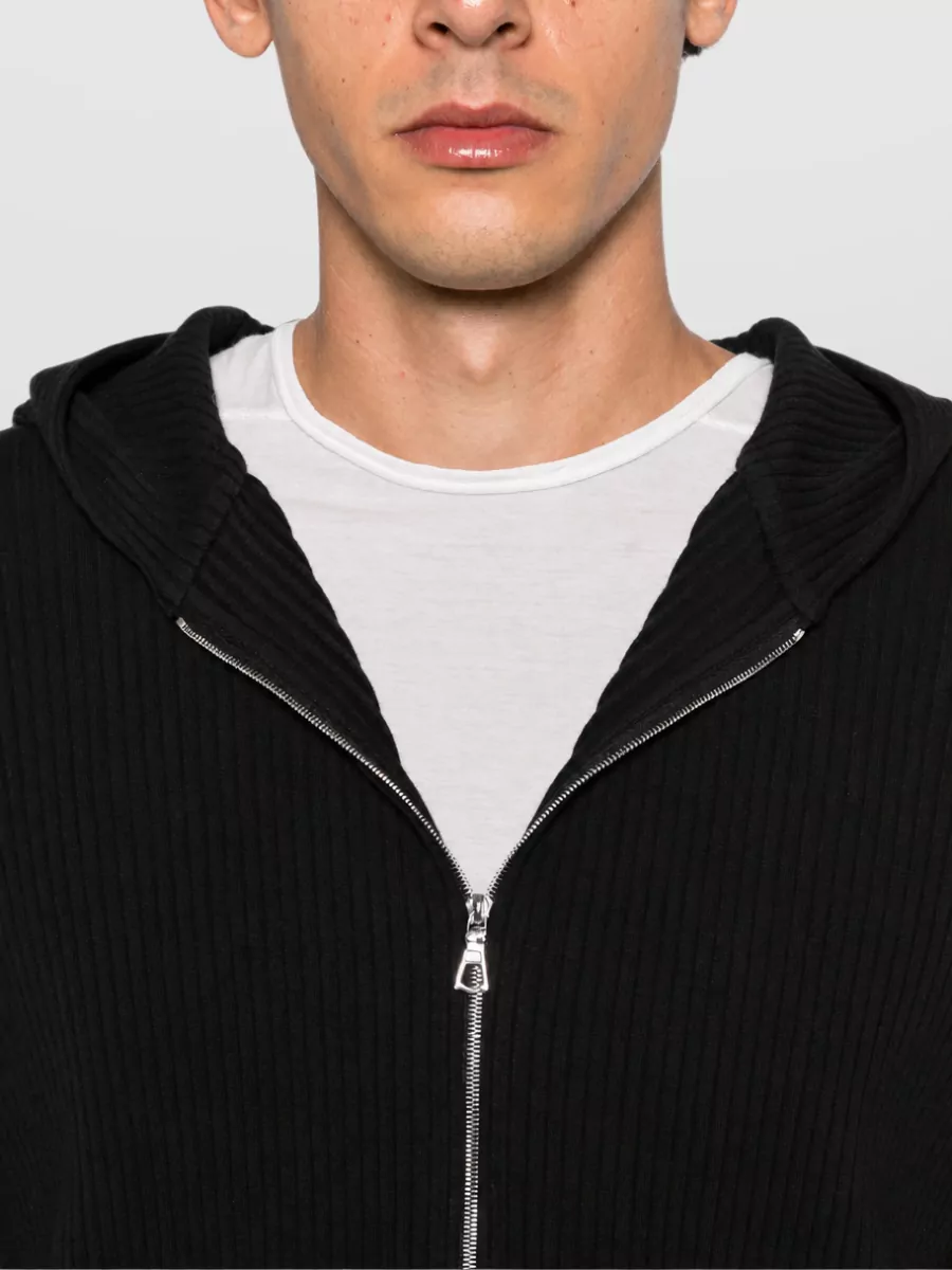 Sunflower Ribbed Hooded Zip Jacket