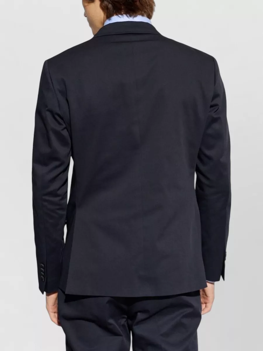 Etro Suit Notch Lapel Flap Pockets Nylon Silk