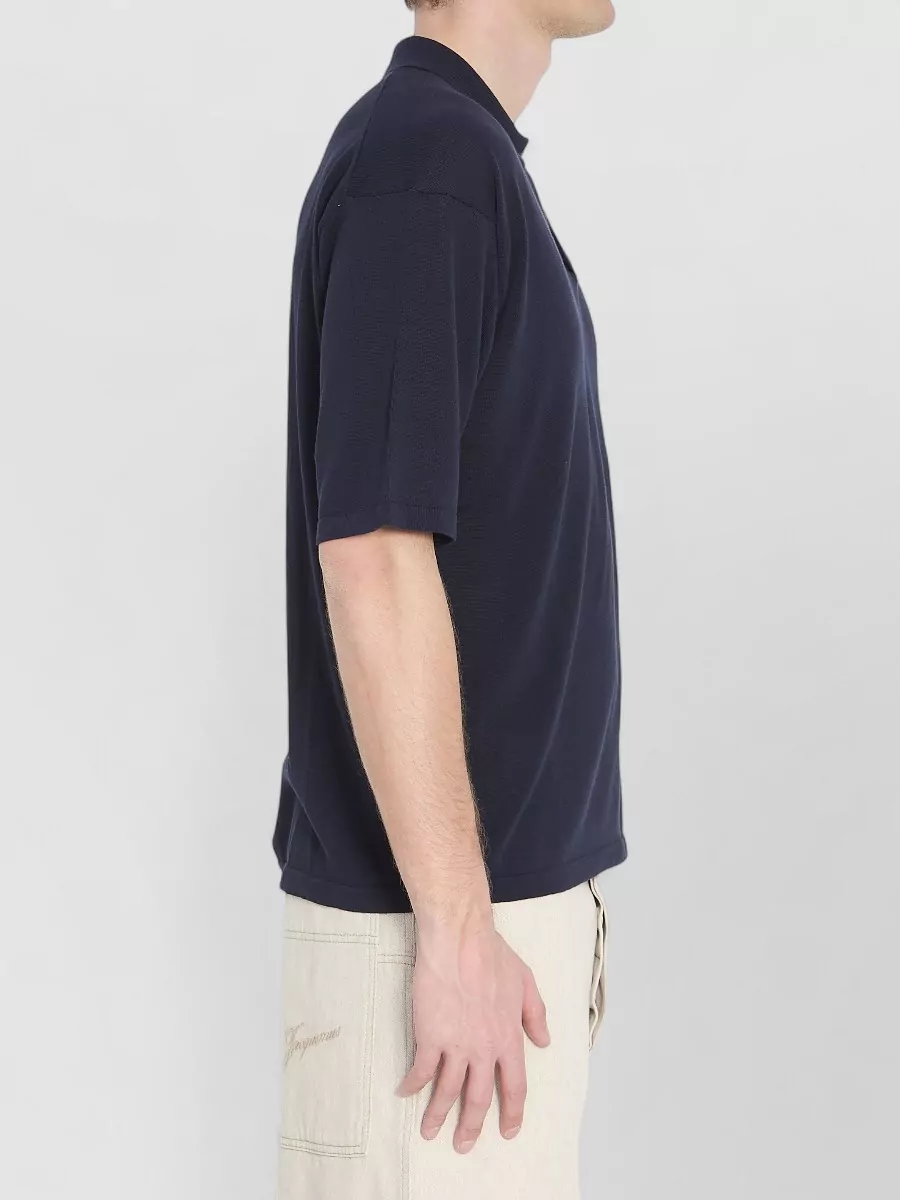 Roberto Collina Cotton Relaxed-Fit Short-Sleeve Polo Shirt