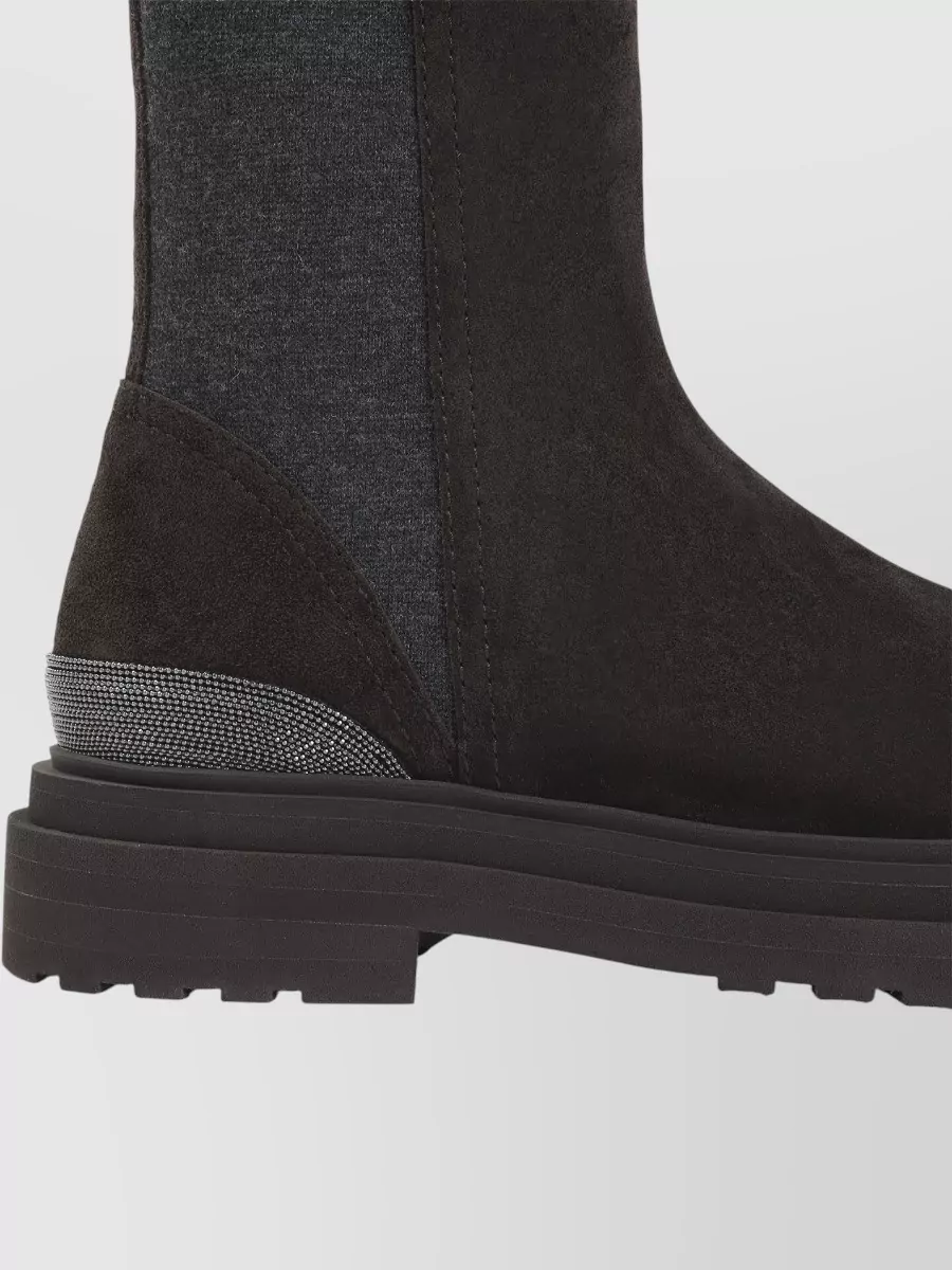 Brunello Cucinelli Suede Chelsea Boots