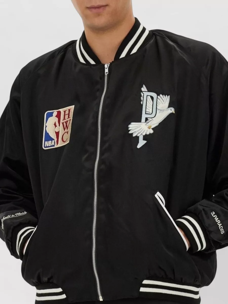 3.Paradis Single Breasted Varsity Jacket
