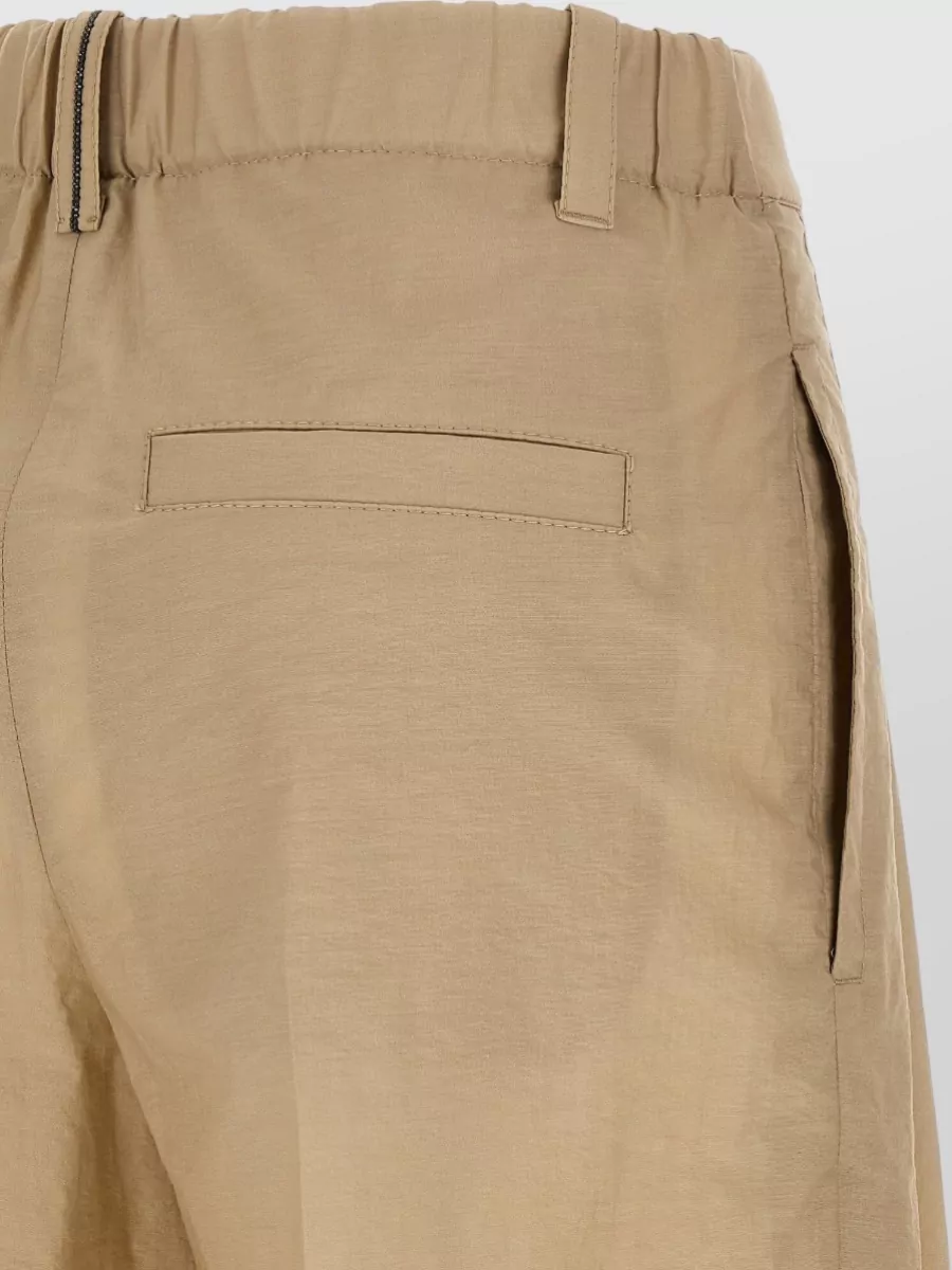 Brunello Cucinelli Pleated Wide-Leg Trousers