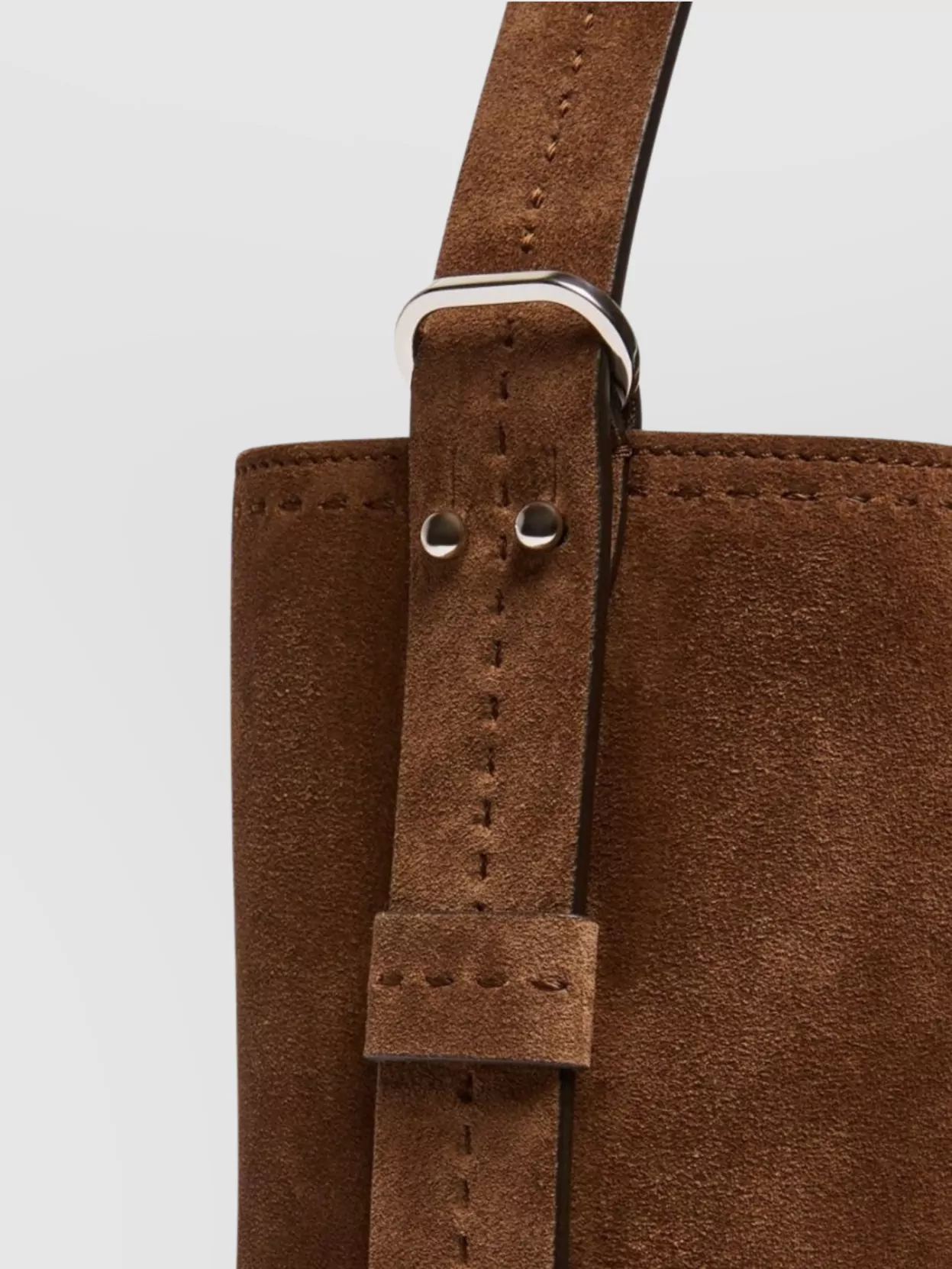 Max Mara Calfskin Shoulder Bag Adjustable Strap