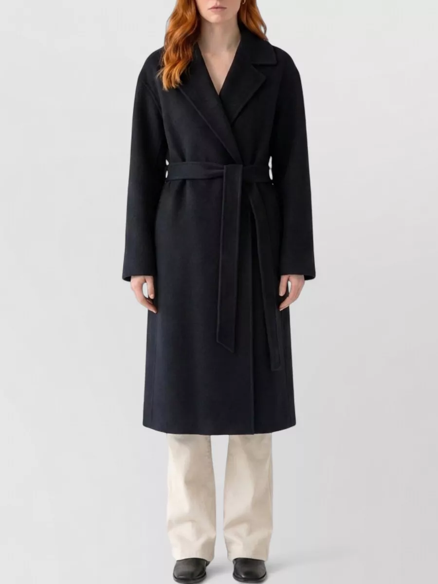 The Row cashmere blend belted midi coat