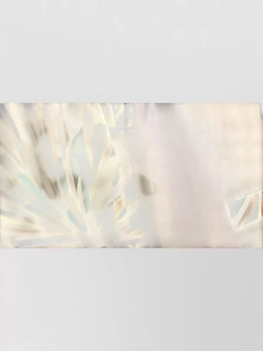 Brunello Cucinelli Silk Printed Wide-Leg Trousers