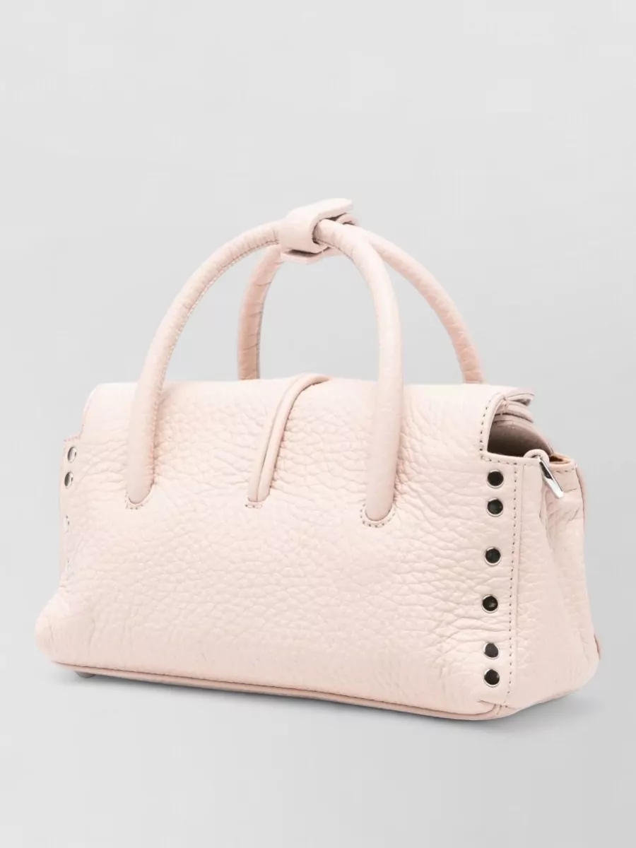 Zanellato Studded Leather Shoulder Bag