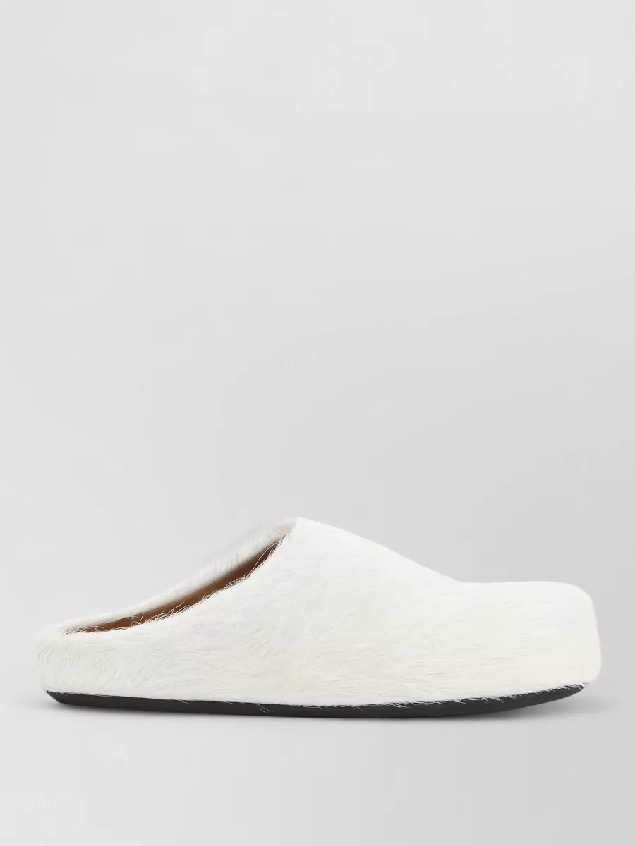 Marni Calf Hair Slippers