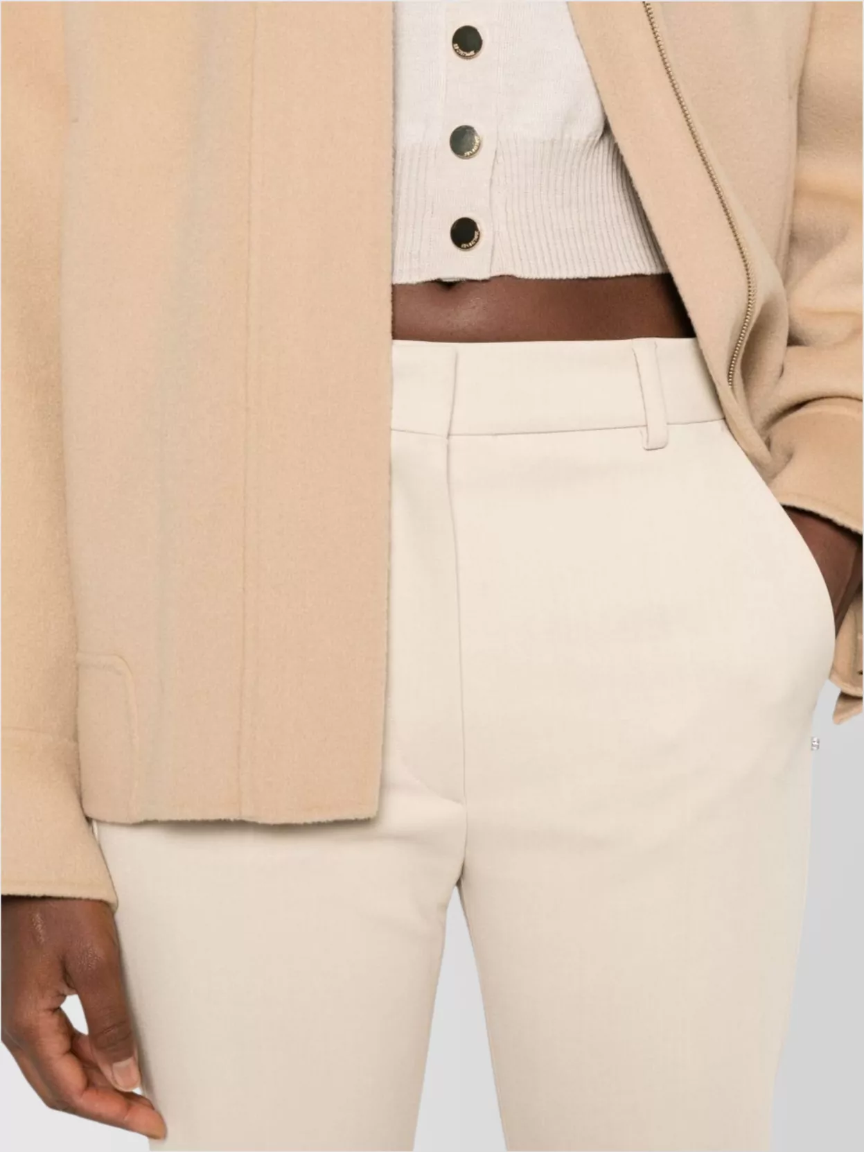 Sportmax Straight Trousers Belt Loops