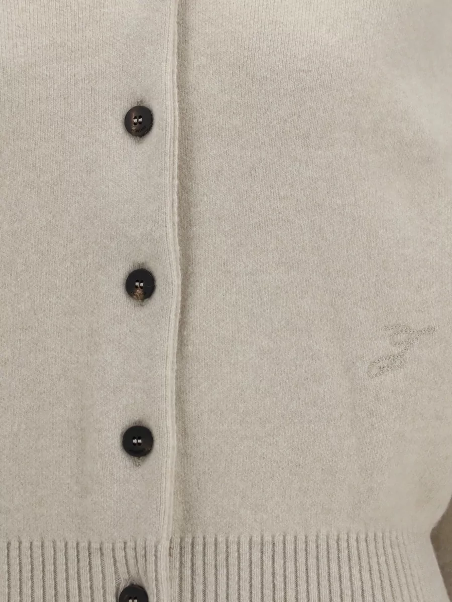 Jacquemus Cashmere Ribbed Cardigan