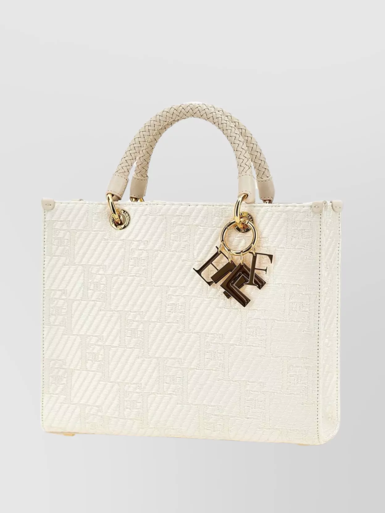 Shop Elisabetta Franchi "daily Essentials" Medium Shopper Tote Bag