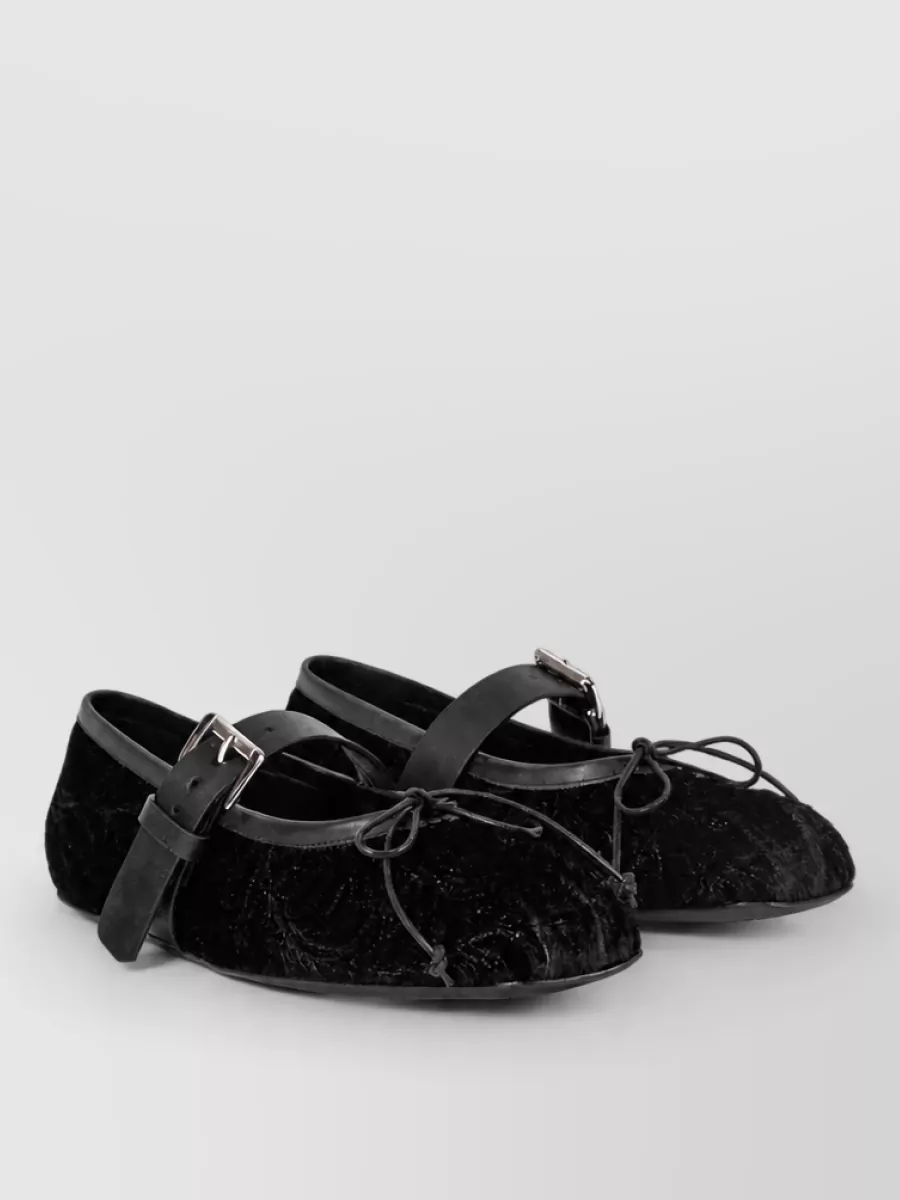 Ann Demeulemeester embroidered ballerina flats