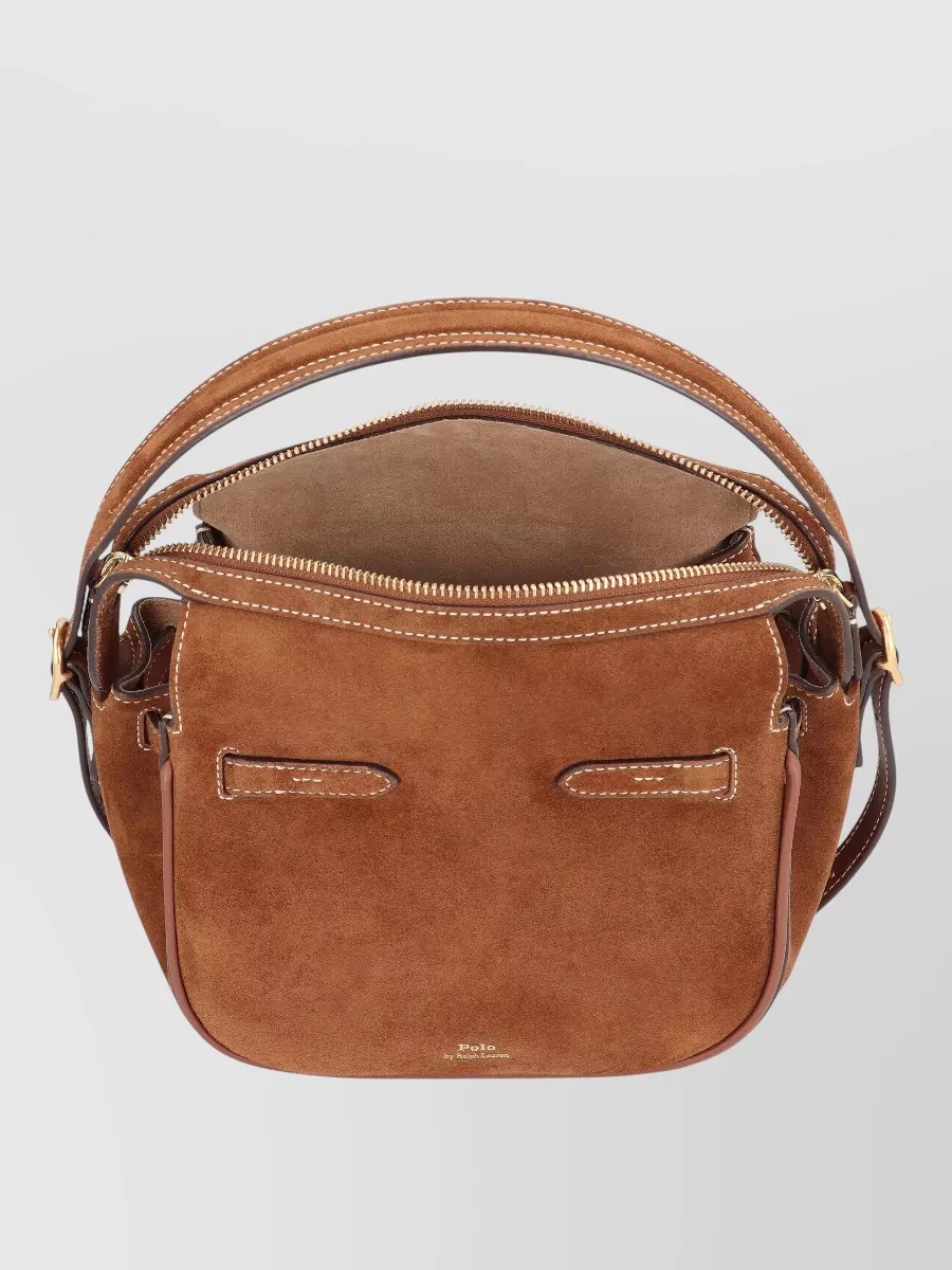 Polo Ralph Lauren Suede Mini Shoulder Bag