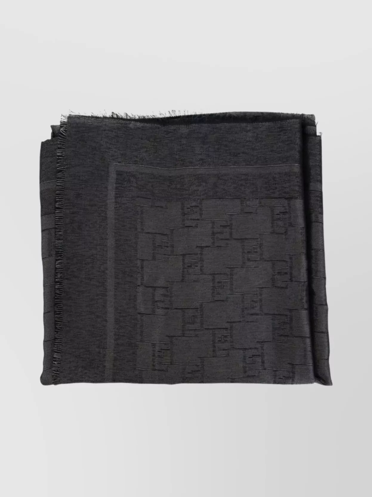 Elisabetta Franchi Rectangular Scarves With Textured Pattern And Fringed Edges