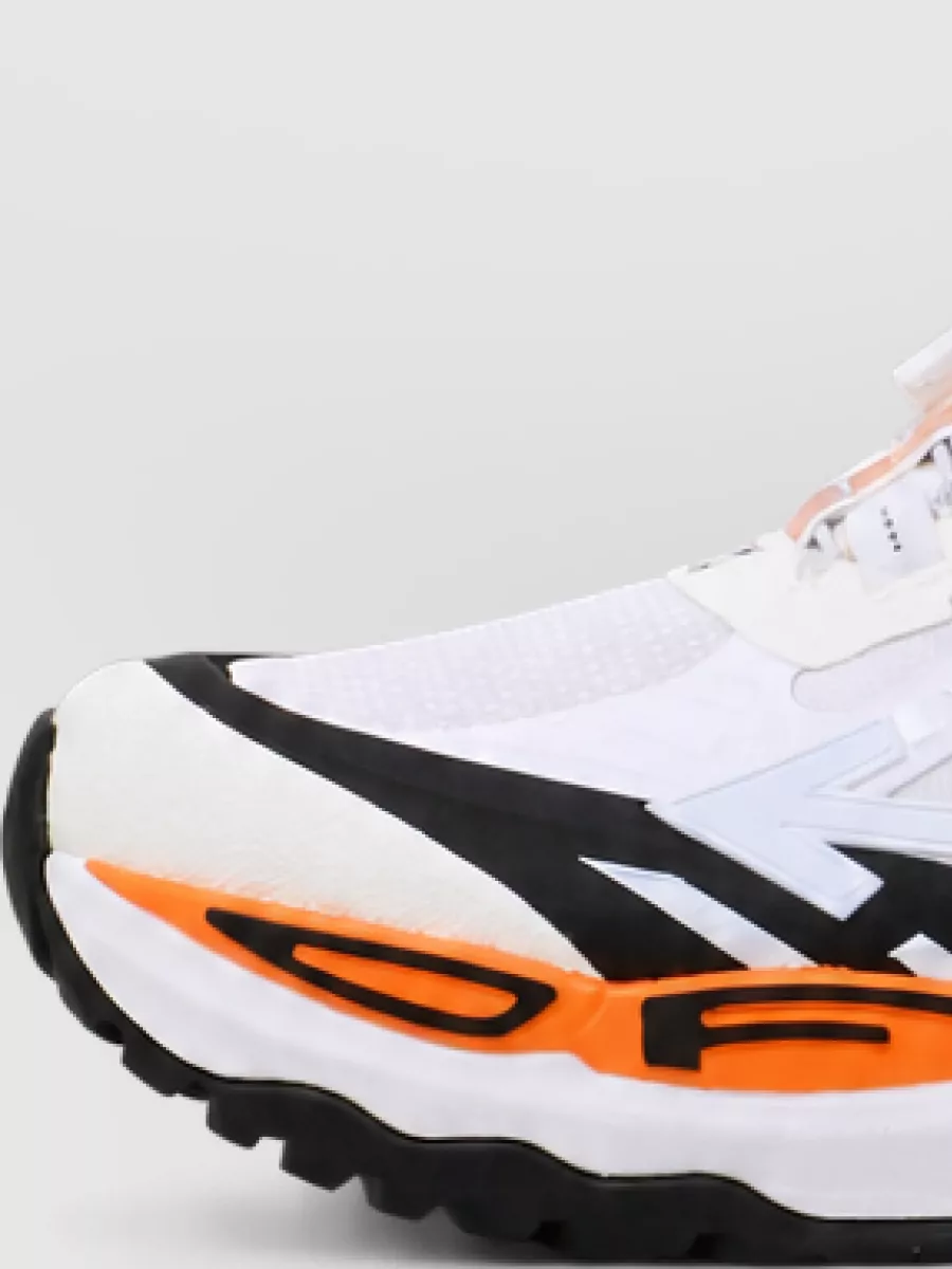 Off-White Mesh Low-Top Sneakers