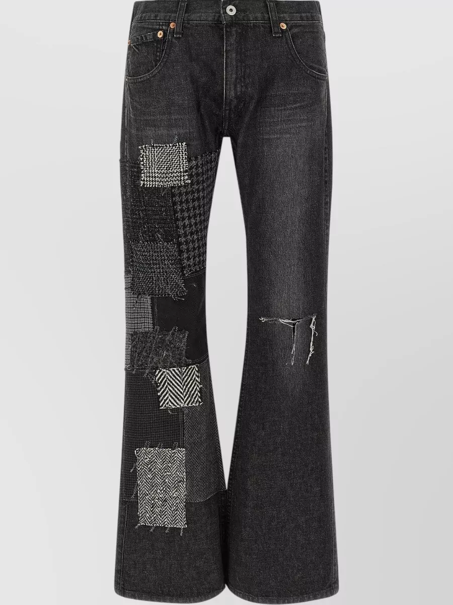 Junya Watanabe Patchwork Flared Jeans