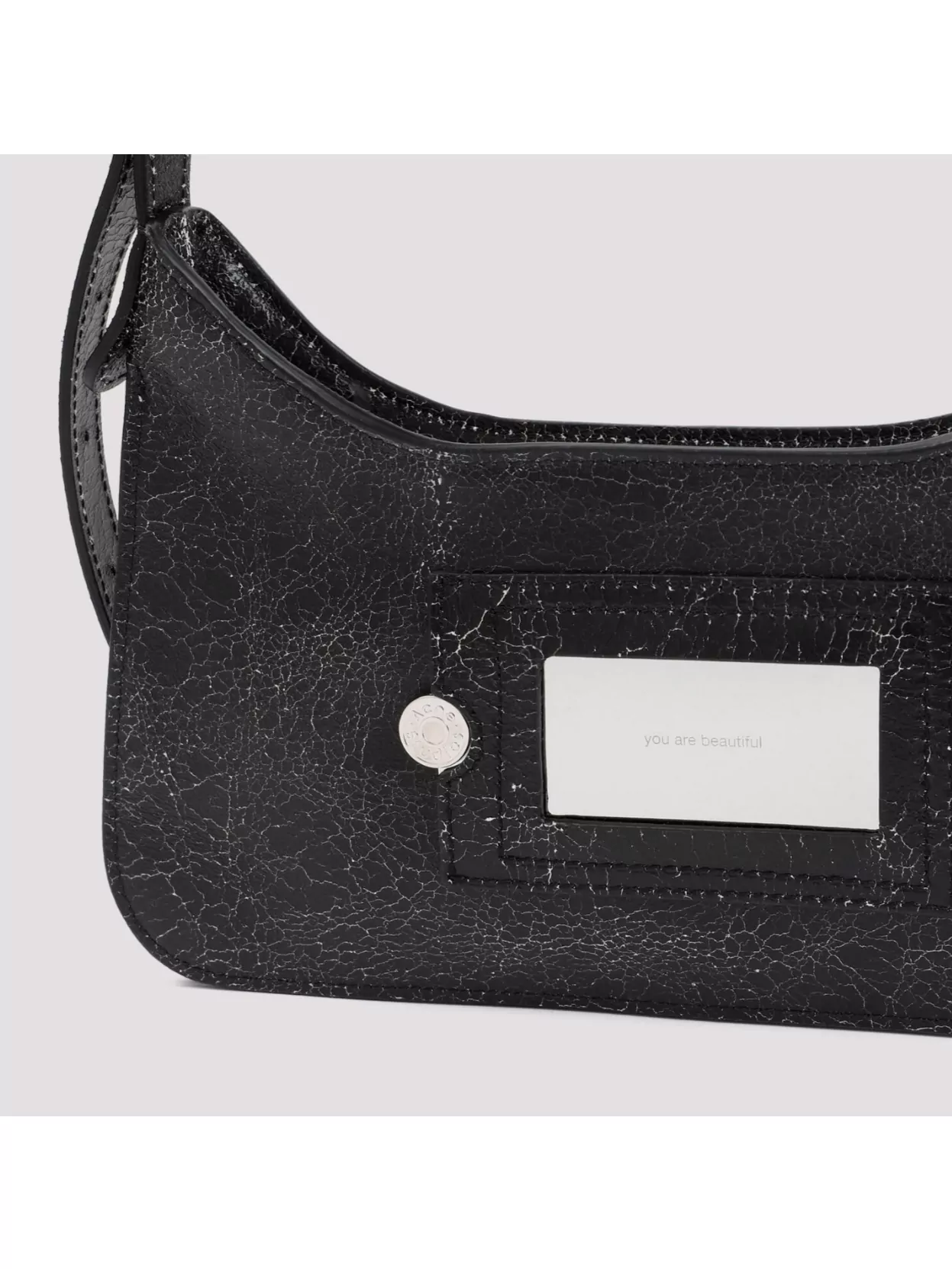Acne Studios Textured Leather Shoulder Bag