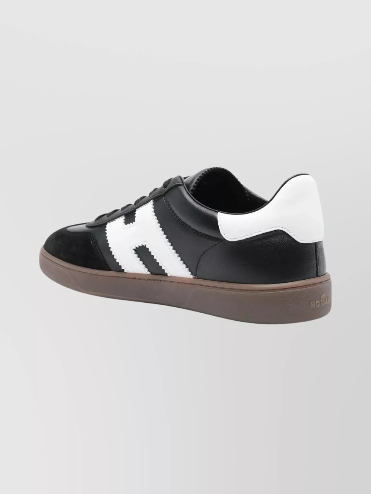 Hogan Sneakers With Contrast Panel And Flat Sole