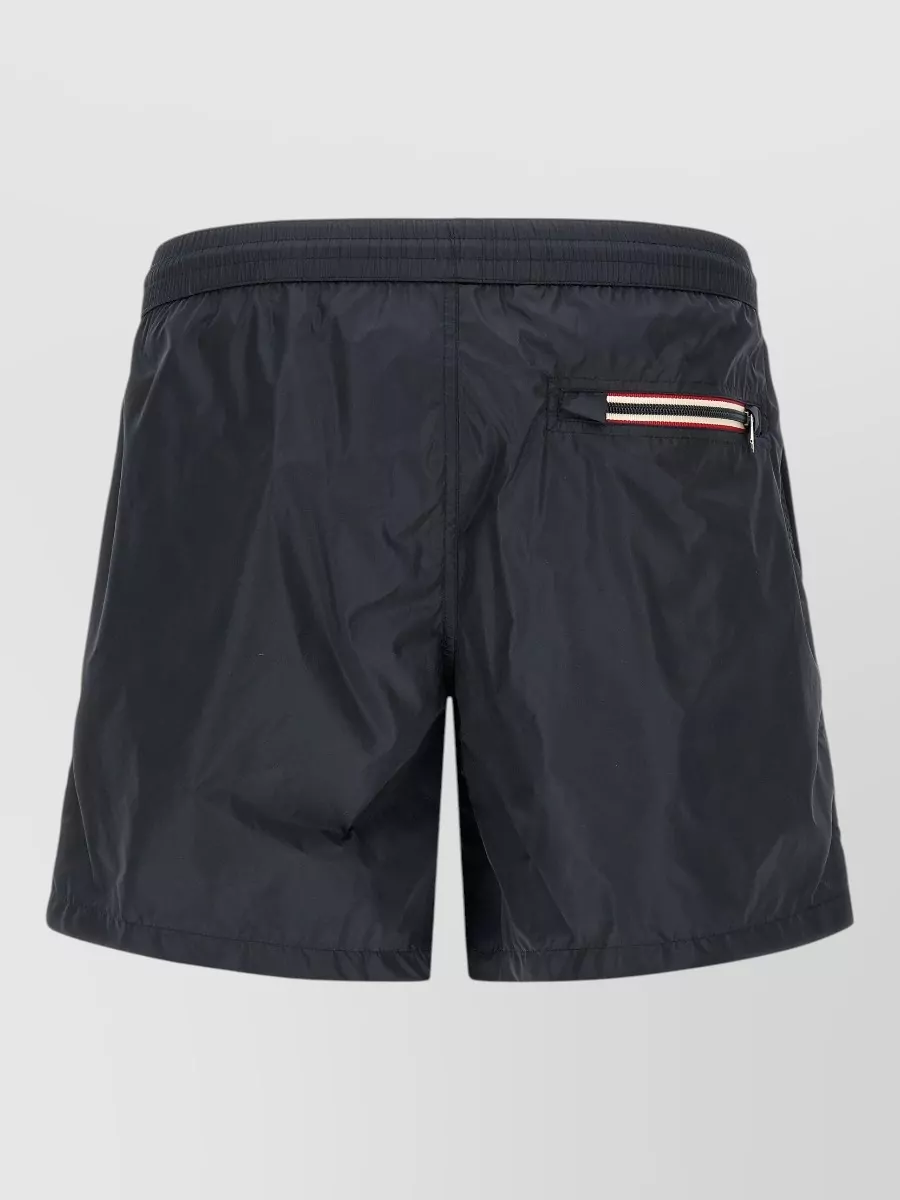 Moncler Logo-Patch Swim Shorts