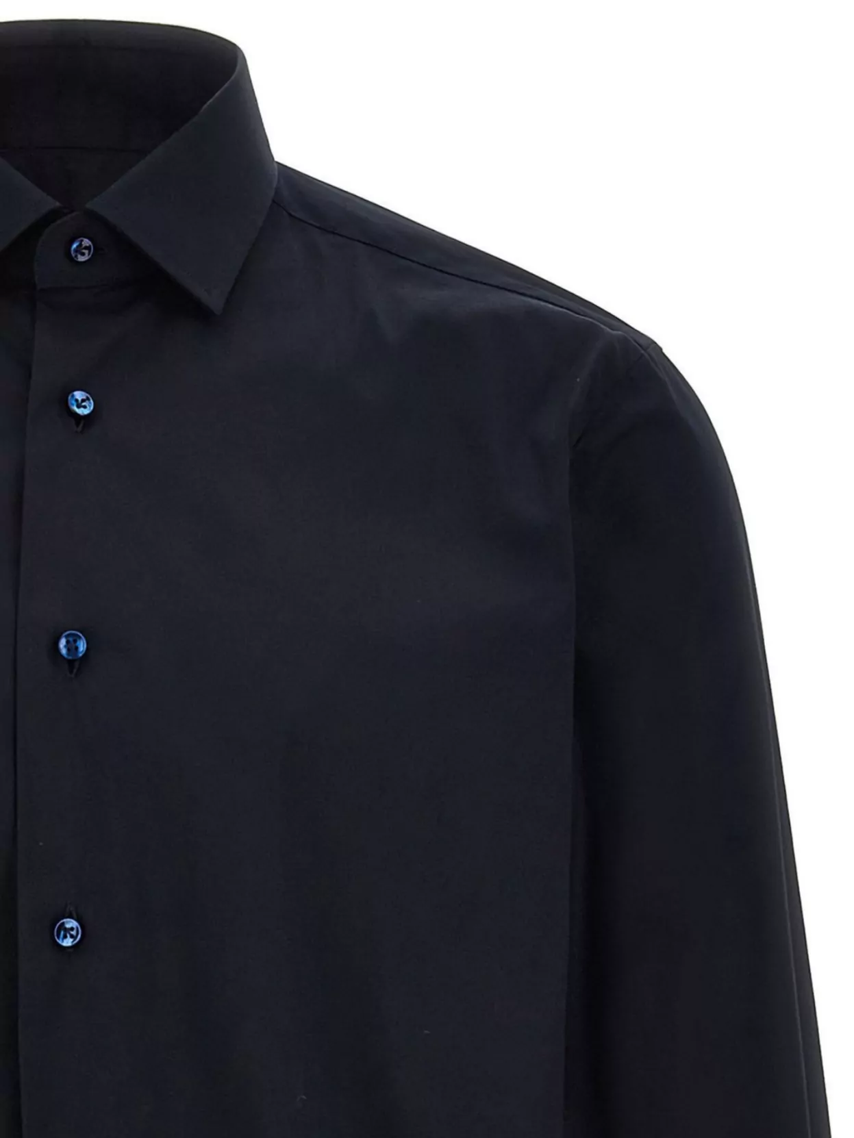 Barba Tailored Shirt With Long Cuffed Sleeves