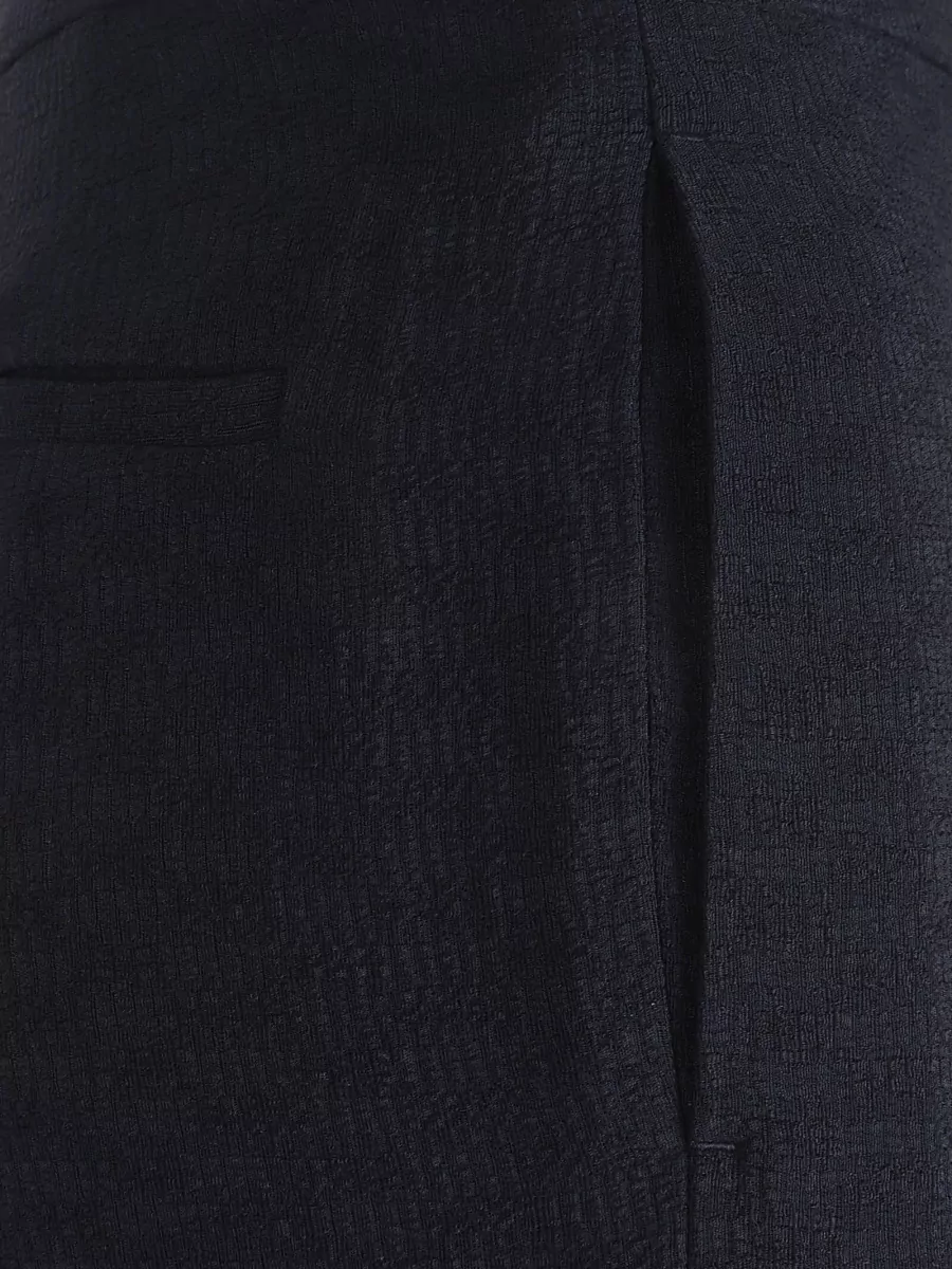 Emporio Armani Wide Leg Trousers Side Pocket Detail
