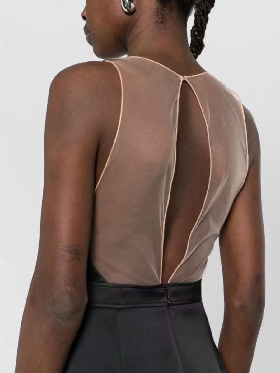 Elisabetta Franchi Midi Dress 34 Sleeves V Neckline Embroidery