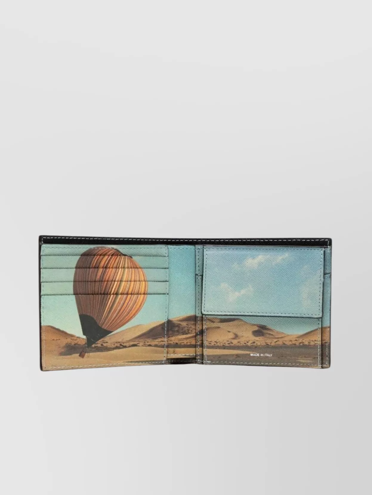 Paul Smith Men Wallet Billfold Coin Printed Design