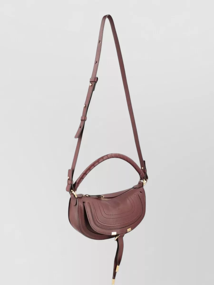 Chloé Marcie Mini Leather Cross-Body Bag
