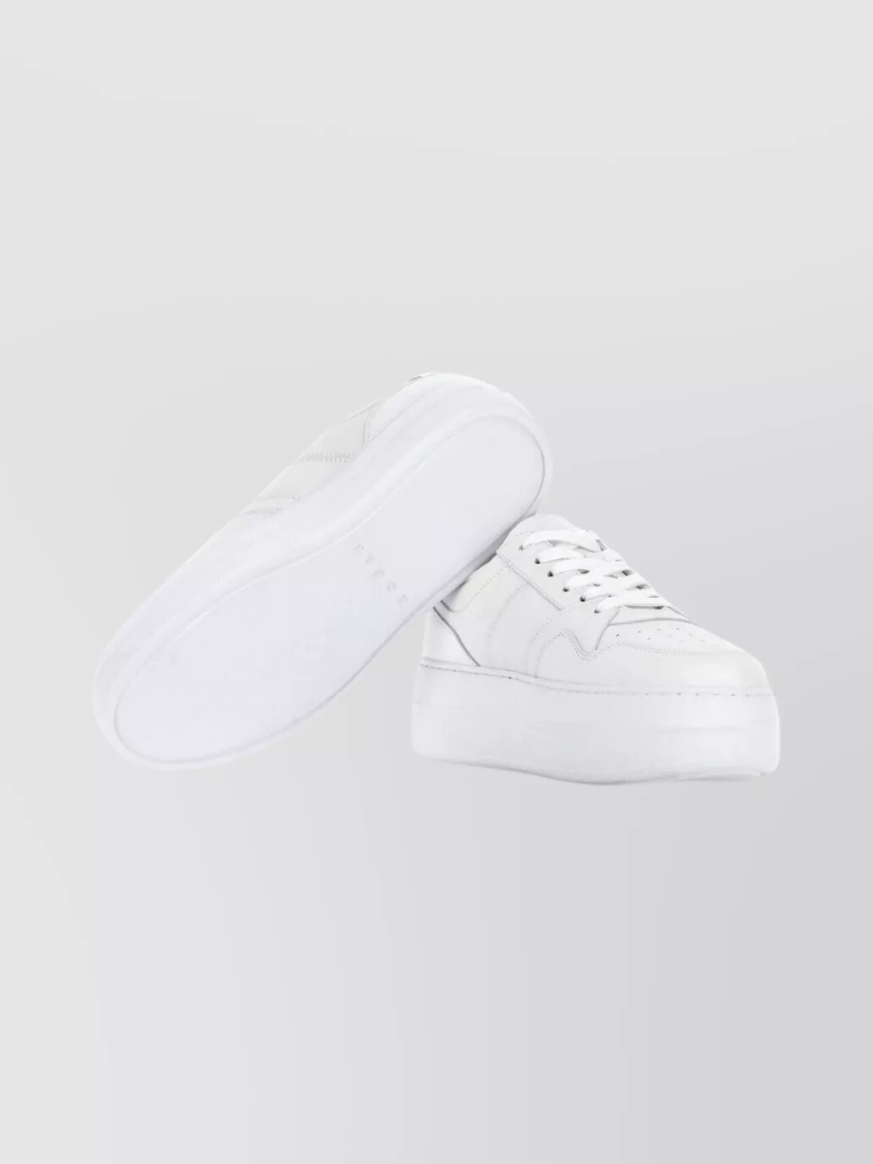 Hogan Platform Sneakers With Round Toe Design
