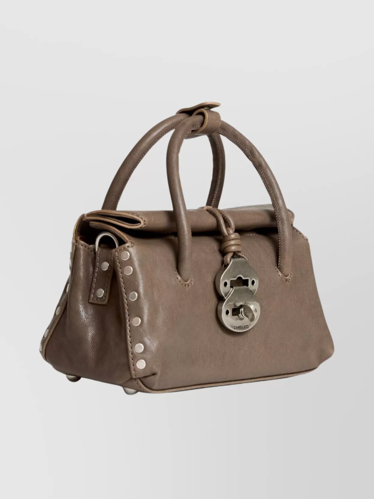 Zanellato Small Leather Handbag Top Handle