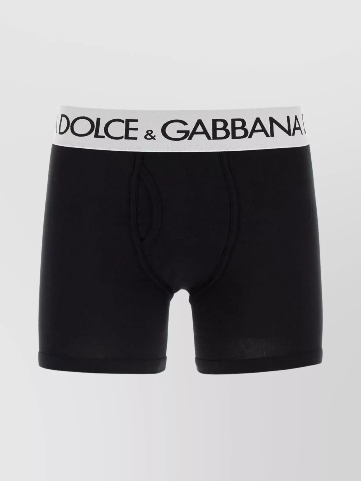 Shop Dolce & Gabbana Contrasting Flexible Waistband Boxer