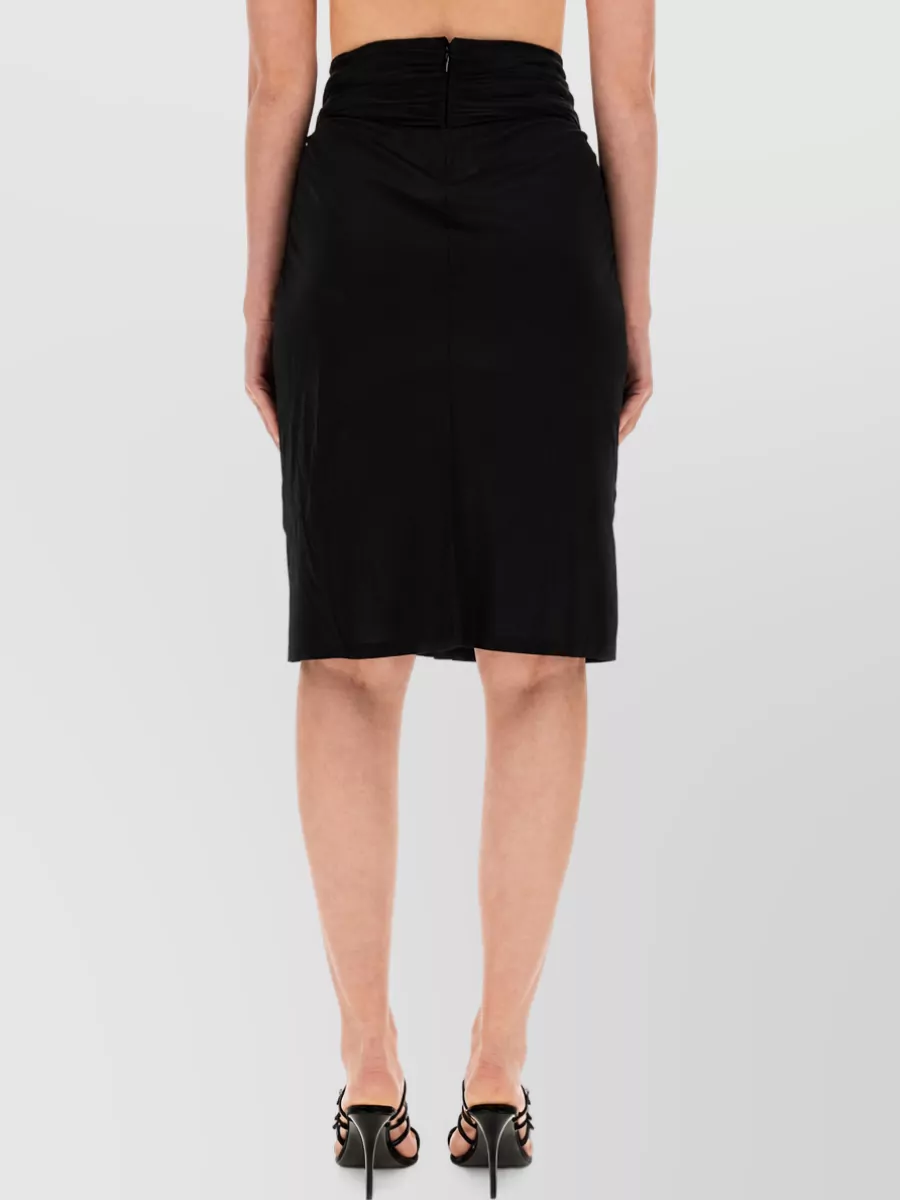 Saint Laurent Asymmetric Pencil Skirt